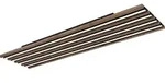 Globo Lighting Deckenleuchte Metall schwarz matt, LED - Schwarz