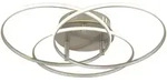Globo Lighting Deckenleuchte Metall Nickel matt, LED - Silber