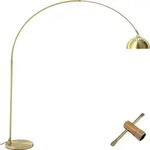 tectake&reg; Bogenleuchte Arcus 70er Jahre Retro-Stil h&ouml;henverstellbar 187 - 206 cm -