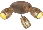 Trio - Deckenleuchte BIDAR - Braun - 58x58x27 cm - Braun