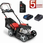 Scheppach Benzin Rasenm&auml;her RM420AE + &Ouml;l 3,5PS Antrieb + Hybrid-Start