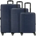 American Tourister Sunset Hills Trolley Set A Navy Blue dunkelblau 76cm - Dunkelblau
