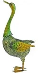 Deco Pleasure 507170 Solar-Stahldeko-Ente 'MIKA' f&uuml;r Au&szlig;enbereich - Bunt