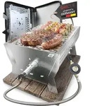 ovicue Grill gro&szlig; L | Mobiler Steck-Gasgrill &ndash; Tragbarer Edelstahlgrill mit