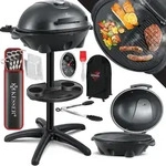 KESSER&reg; Elektrogrill 2in1 Tisch-/Standgrill mit Deckel, max. 2400W,