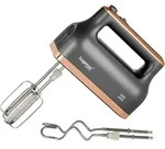 HAGENUK Handmixer | 400 W | 5 Geschwindigkeiten plus Pulse | Zubeh&ouml;r verchromt...