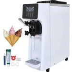 VEVOR Kommerzielle Eiscreme-Maschine, 10 L/h Leistung, 900 W, Softeismaschine...