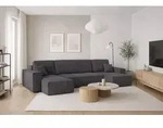 Kaiser M&ouml;bel Ecksofa mit schlaffunktion und bettkasten, Sofa U-form, Couch...