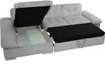 MIRJAN24 Ecksofa Malwi Cord mit Bettkasten und Schlaffunktion, Elegante Couch,
