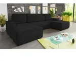 Wohnlandschaft mit Schlaffunktion Totti - U-Form Couch, Schlafsofa mit...