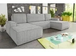 Wohnlandschaft mit Schlaffunktion Totti - U-Form Couch, Schlafsofa mit...
