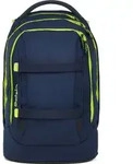 Satch Pack Toxic Yellow Schulrucksack - Schwarz