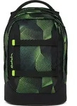 Satch Pack Schulrucksack Einzeln Seismic Green - Schwarz