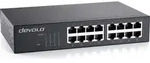 Gigabit Ethernet Switch 16 Port 7235 (schwarz) - Schwarz