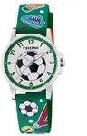 Kinder Armbanduhr Calypso Uhr Fu&szlig;ball K5790/2 - Gr&uuml;n