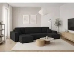 Kaiser M&ouml;bel Ecksofa mit schlaffunktion und bettkasten, Sofa U-form, Couch...