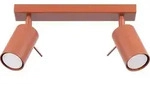 Plafond RING 2 roter Ocker 2xGU10 10W Stahl 17x6x30cm Sollux Lighting