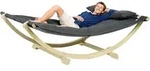 Lounge Bed anthracite - Schwebebett f&uuml;r den Garten