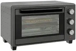 HOMCOM Minibackofen 21L 1400W 60 Min Timer, Kleinbackofen mit 100 &deg;C-230 &deg;C - Grau