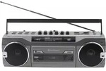 Soundmaster SRR80TI, 3 W, DAB+, FM, LCD, 3,5 mm, Alkali, 230 V - Grau