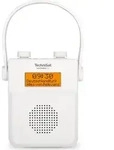 TechniSat DIGITRADIO 30 | wasserdichtes IPX5 DAB+/UKW Duschradio, Akku - Wei&szlig;