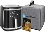 Aigostar - XXL-Luftfritteuse mit Staubschutz, 7 l Air Fryer, 1900 W und