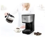 Princess Filterkaffeemaschine Compact 12 750 W 1,25 L Schwarz und Silber -...