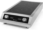 HENDI Induktionskocher 2x3500W 400W - Schwarz/Silber