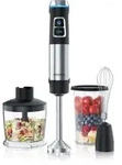 Arendo 1200W TURBO Stabmixer Set 4in1, Edelstahl, Mixer, Mixstab, P&uuml;rierstab,...