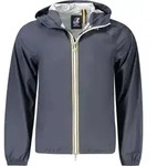 Herren Sportjacke Blau mit Kapuze, Rei&szlig;verschluss & Kontrastdetails - Blau - M