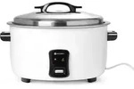 HENDI Reiskocher 10 l, Kitchen Line, 10L, 230V/2900W, 528x487x(H)370mm - Wei&szlig;