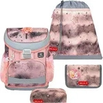 Belmil Mini-Fit ergonomisches Schulranzen-Set 4-teilig "Rose Ballet" mit Brustgurt -