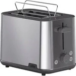 Braun HT 1510 GY, 2 Scheibe(n), Grau, Edelstahl, Kunststoff, Edelstahl, Tasten,