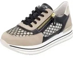 Remonte Sporthalbschuhe Formsohle modisch in schwarz, Gr. 44 - Beige - 44