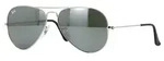 Ray-Ban Aviator Mirror, Erwachsener, M&auml;nnlich, Pilot, Pilot, Vollrand, Silber...