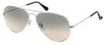 Ray-Ban AVIATOR GRADIENT, Erwachsener, Uni, Pilot, Vollrand, Silber, Silber - Bunt