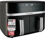RUSSELL HOBBS Hei&szlig;luftfritteuse 2 Kammern 9 L Rapid Airfryer Satisfry 27681-56 -