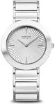 Bering Damen Uhr Armbanduhr Classic Ceramic - 11435-753 Edelstahl - Wei&szlig;