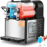 VEVOR kommerzielle Slusheis Maschine 3 L x 2 Doppeltank-Maschine f&uuml;r gefrorene