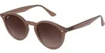 Ray-Ban RB2180, Erwachsener, Uni, Rund, Braun, Nicht-polarisierte Linse, Azetat -