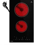 KKT KOLBE Doppel Glaskeramikkochfeld 30 cm Autark | Glaskeramik | 3 kW | 2 Zonen | 9