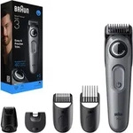Braun BeardTrimmer 3 BT3560, Akku, Schwarz, Grau - Schwarz/Grau
