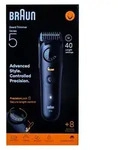 Braun BeardTrimmer 5 BT5560, Waschbar, Akku, Schwarz - Schwarz