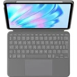 Logitech Combo Touch, QWERTZ, Schweiz, Trackpad, 1,8 cm, 1 mm, Apple - Grau