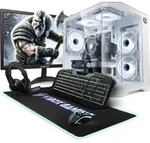 Vibox Gaming PC Set Komplett - Monitor 23 Zoll - AMD Ryzen 5 5500 4,2 GHz - Nvidia