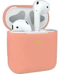 EAZY CASE - Schutzh&uuml;lle f&uuml;r AirPods 1 & 2 H&uuml;lle Rosa Silikon Case Sto&szlig;fest mit