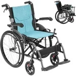 SKYSHALO-Rollstuhl, robustes, ultraleichtes Modell aus Aluminium, leicht zu...