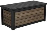 Keter Gartenbox "Northwood" 623L - Walnuss - 155x72x70 cm - Deckel bis 270 kg