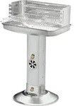 Kynast Exclusiv Standgrill S&auml;ulengrill "Family Star" 613-401894 - Silber