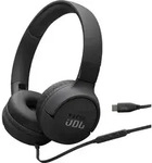 JBL Tune 520C, kabelgebundene On-Ear-Kopfh&ouml;rer, schwarz - Schwarz